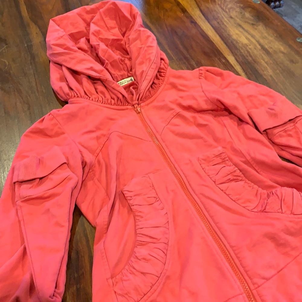Prairie underground cloak hoodie Small - coral